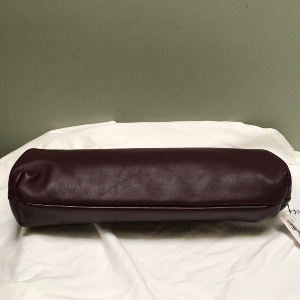 NWT Zara Metal Trim Leather Clutch - Picture 14 of 14